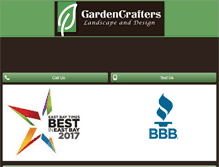 Tablet Screenshot of gardencrafters.com